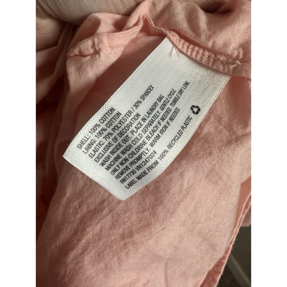 Love Shack Fancy Target Simone Dress Pink Floral Smocked Tiered Maxi Dress Sz S - Picture 9 of 9